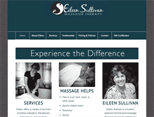 Tablet Screenshot of eileenmassage.com